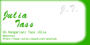 julia tass business card